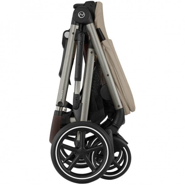 Детская коляска Cybex Gazelle S TPE Almond Beige с корзиной и дождевиком в Махачкале