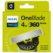 Сменные лезвия Philips Oneblade 360 QP440/50, 4 шт. в Махачкале