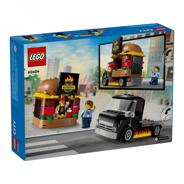 Конструктор LEGO City 60404 Бургерная на колесах в Махачкале