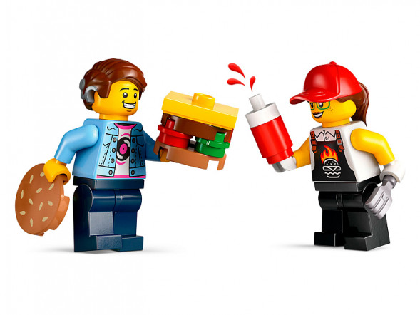 Конструктор LEGO City 60404 Бургерная на колесах в Махачкале