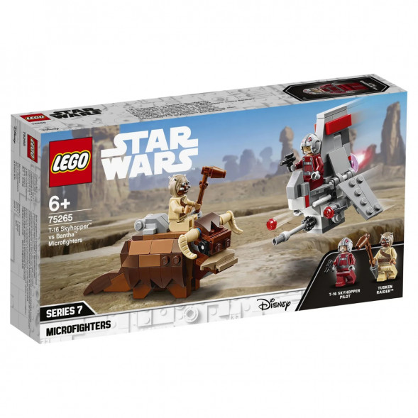 Конструктор LEGO Star Wars 75265 Микрофайтеры Скайхоппер T-16 против Банты в Махачкале