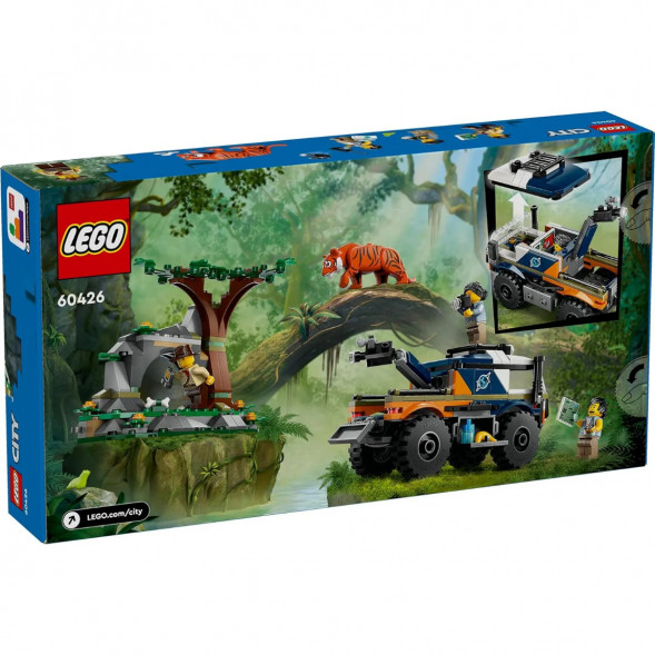 Конструктор LEGO City 60426 Внедорожный грузовик Исследователь джунглей в Махачкале