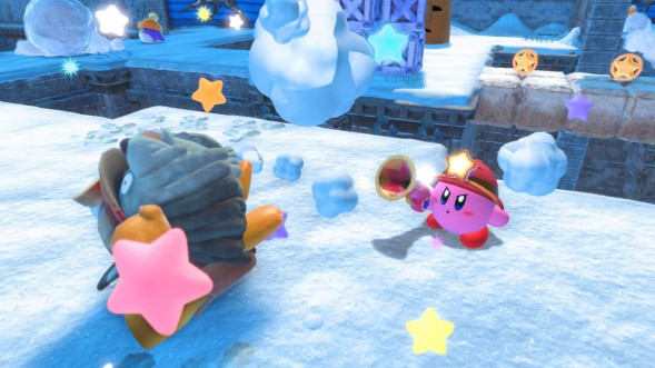 Игра Kirby and the Forgotten Land + Star-Crossed World [Nintendo Switch 2, английская версия] в Махачкале