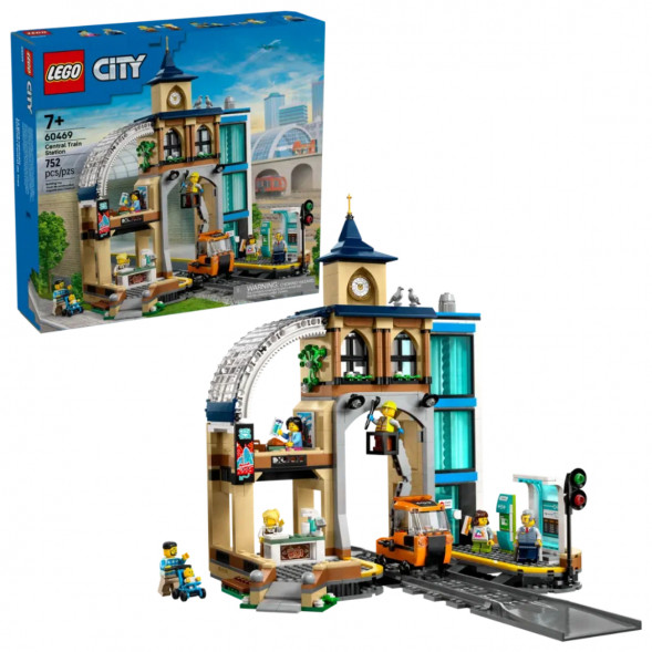 Конструктор LEGO City 60469 Центральный железнодорожный вокзал в Махачкале