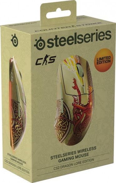 Беспроводная игровая мышь Steelseries CS2 Dragon Lore WL + USB Type-A 18000 DPI в Махачкале