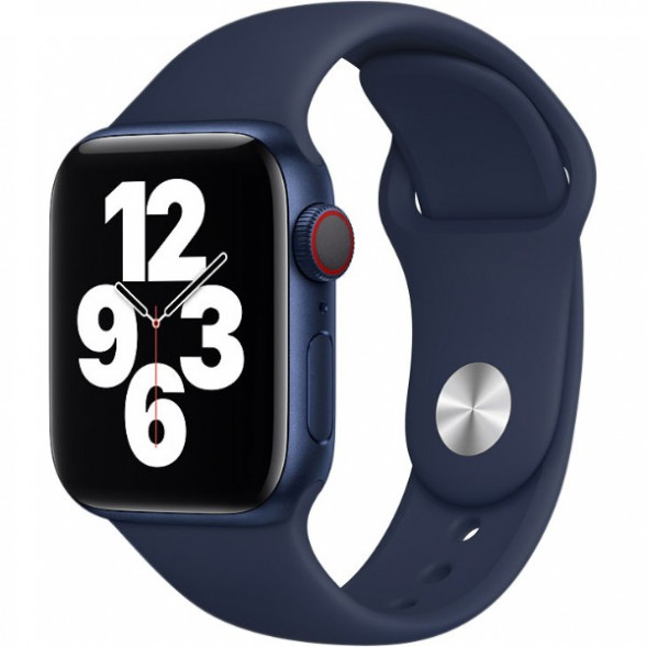 Ремешок для Apple Watch 44mm Deep Navy Sport Band (MYAX2ZM/A), тёмный ультрамарин в Махачкале