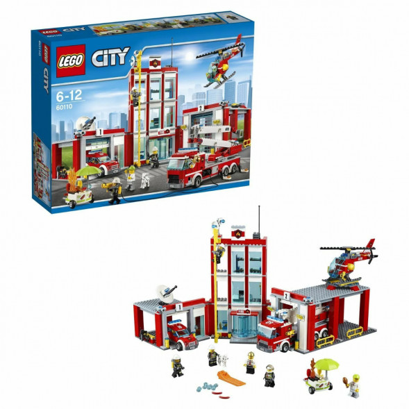Конструктор LEGO City 60110 Пожарная часть в Махачкале