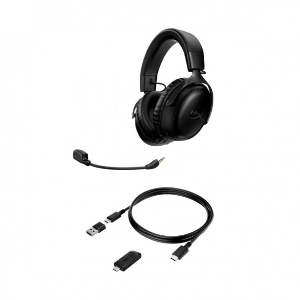 Наушники HyperX Cloud III Wireless, Black в Махачкале