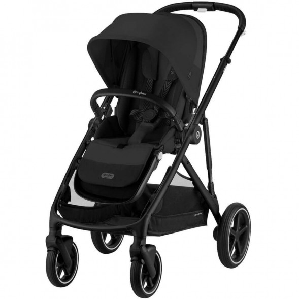Детская коляска Cybex Gazelle S BLK Moon Black с корзиной и дождевиком в Махачкале