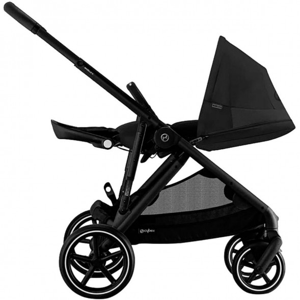 Детская коляска Cybex Gazelle S BLK Moon Black с корзиной и дождевиком в Махачкале