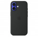 Чехол Apple для iPhone 16 Silicone MagSafe, Black (MYY13ZM/A) в Махачкале