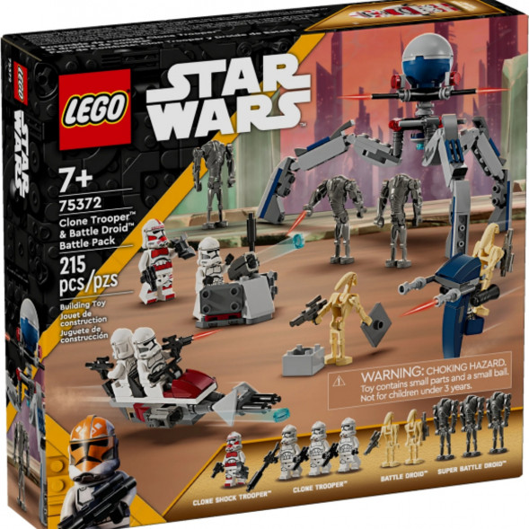 Конструктор LEGO Star Wars 75372 Боевой набор солдат-клонов и боевых дроидов в Махачкале