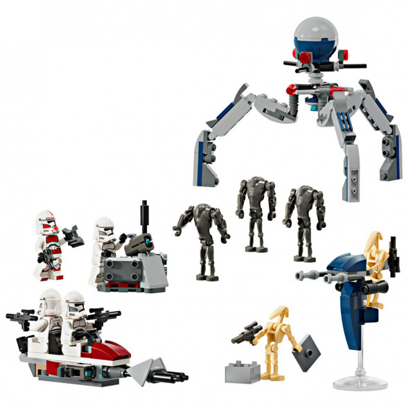 Конструктор LEGO Star Wars 75372 Боевой набор солдат-клонов и боевых дроидов в Махачкале