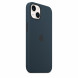 Силиконовый чехол MagSafe для Apple iPhone 13, Abyss Blue в Махачкале
