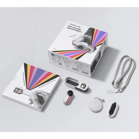 Экшн-камера Insta360 Go 3S Retro Bundle Special Edition 128ГБ, White в Махачкале