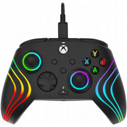 Геймпад проводной PDP для Xbox Afterglow Wave, Black