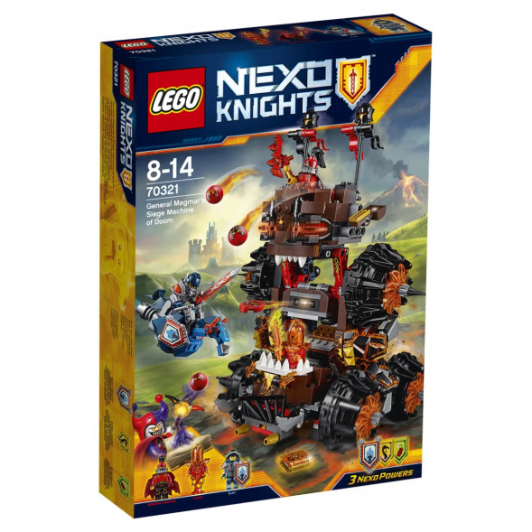Конструктор LEGO Nexo Knights 70321 Роковое наступление Генерала Магмара в Махачкале