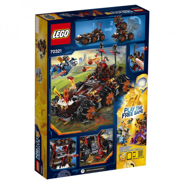 Конструктор LEGO Nexo Knights 70321 Роковое наступление Генерала Магмара в Махачкале