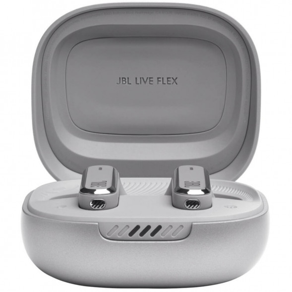 Беспроводные наушники JBL Live Flex, серебристый в Махачкале