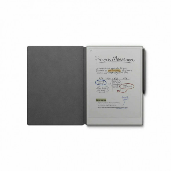 Графический планшет reMarkable Paper Pro + Marker Plus + чехол Book Folio Leather Black в Махачкале
