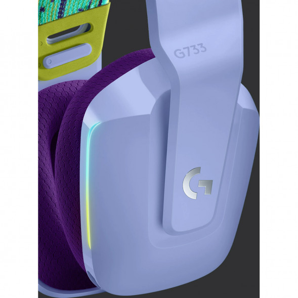 Игровая гарнитура Logitech G733 RGB Lightspeed Wireless, сиреневый в Махачкале
