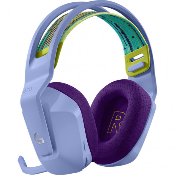 Игровая гарнитура Logitech G733 RGB Lightspeed Wireless, сиреневый в Махачкале