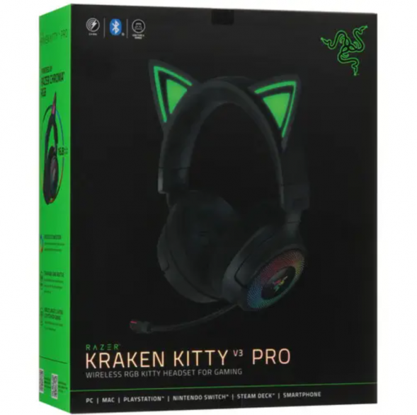 Наушники Razer Kraken Kitty V3 Pro черный 2025 в Махачкале