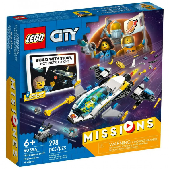 Конструктор LEGO City 60354 Космическая миссия для исследования Марса в Махачкале