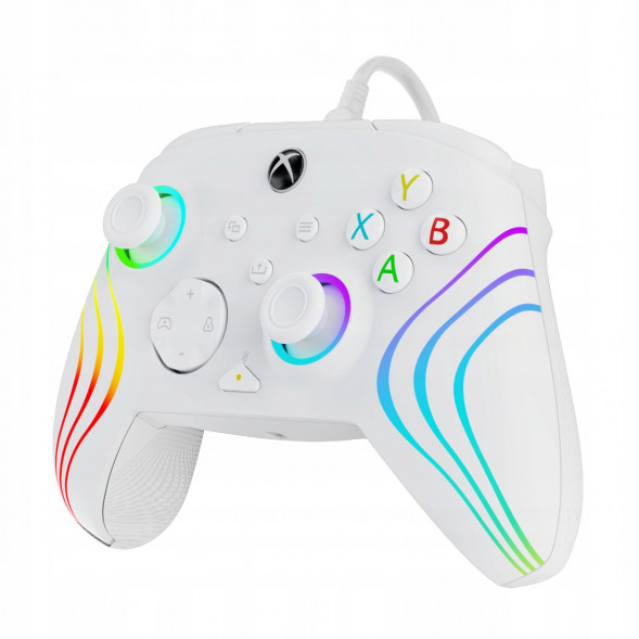 Геймпад проводной PDP для Xbox Afterglow Wave, White в Махачкале