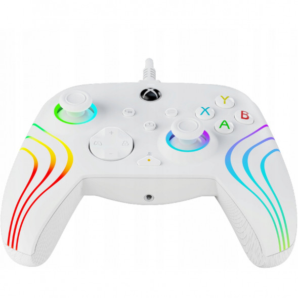 Геймпад проводной PDP для Xbox Afterglow Wave, White в Махачкале