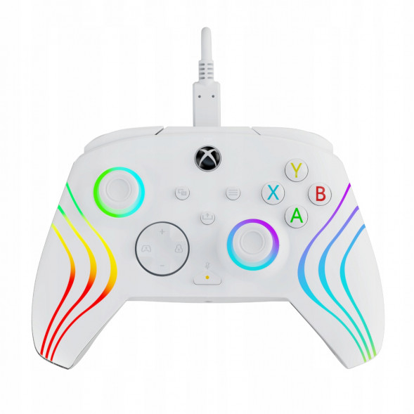 Геймпад проводной PDP для Xbox Afterglow Wave, White в Махачкале