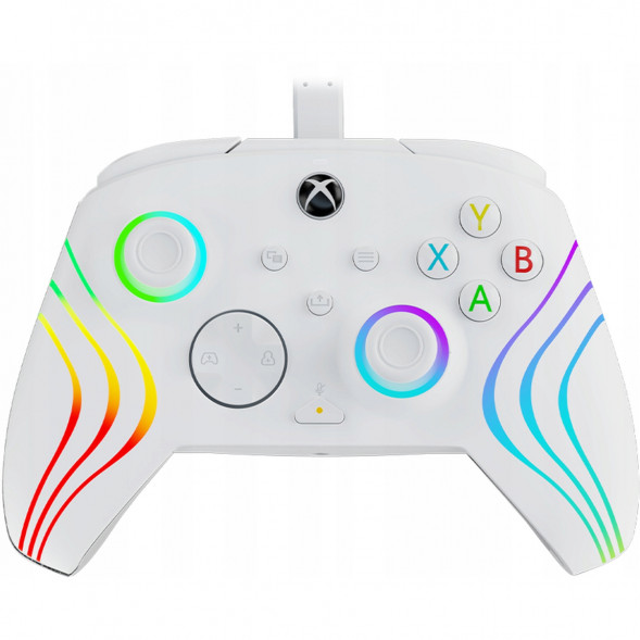 Геймпад проводной PDP для Xbox Afterglow Wave, White в Махачкале