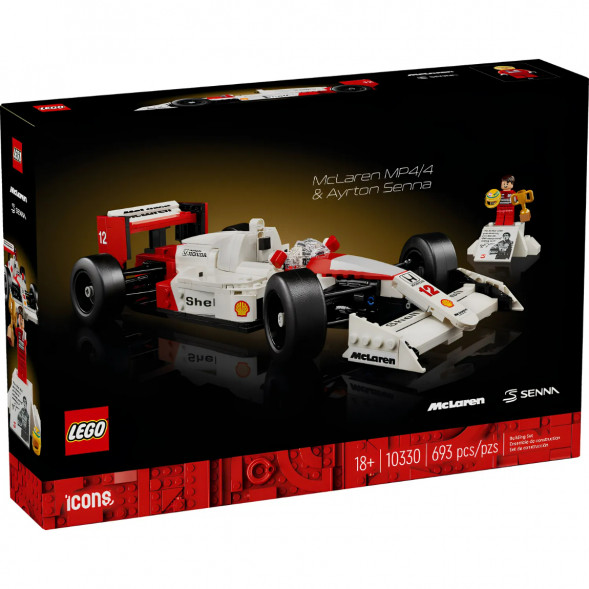 Конструктор LEGO Коллекционные наборы 10330 McLaren F1 MP4/4 и Айртон Сенна в Махачкале