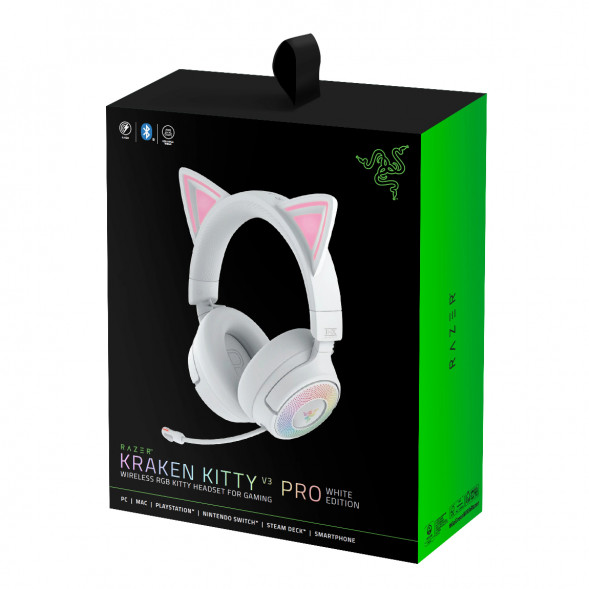 Наушники Razer Kraken Kitty V3 Pro Белый 2025 в Махачкале