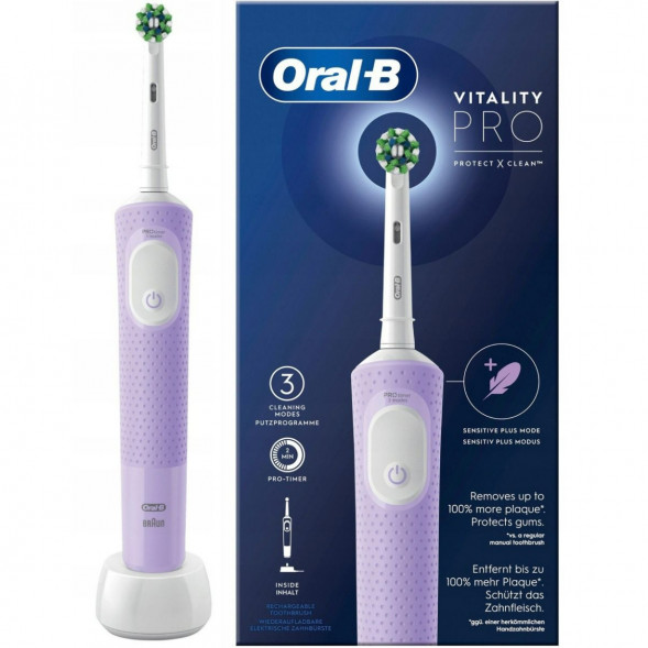 Электрическая зубная щетка Oral-B Vitality Pro D103, фиолетовый в Махачкале