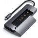 Док-станция Satechi USB-C Hybrid Multiport Adapter (with SSD Enclosure M.2 SATA, 2xUSB 3.1, USB Type-C, HDMI), Серый ST-UCHSEM в Махачкале