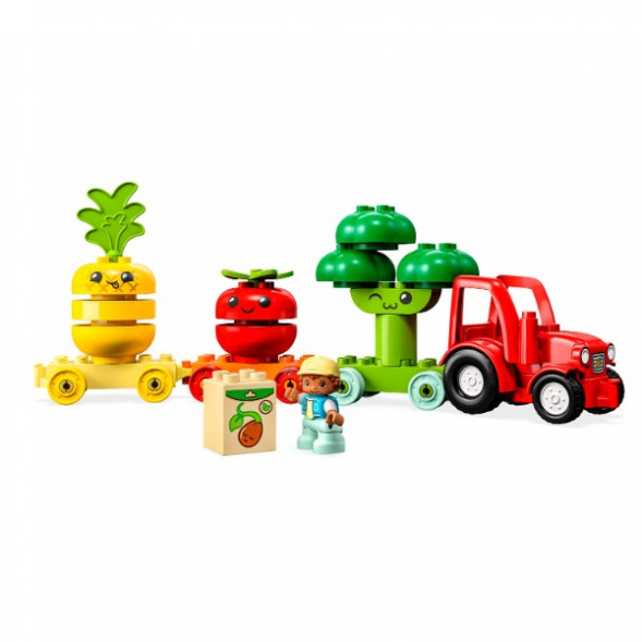 Конструктор LEGO DUPLO 10982 Трактор для перевозки овощей и фруктов в Махачкале