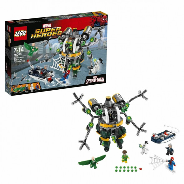Конструктор LEGO Super Heroes 76059 Человек-паук: в ловушке Доктора Осьминога в Махачкале
