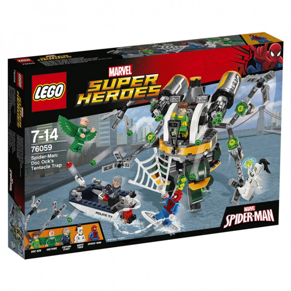 Конструктор LEGO Super Heroes 76059 Человек-паук: в ловушке Доктора Осьминога в Махачкале