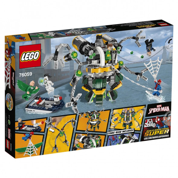 Конструктор LEGO Super Heroes 76059 Человек-паук: в ловушке Доктора Осьминога в Махачкале