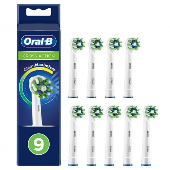 Насадки на зубные щетки Oral-B Cross Action, 9 шт. в Махачкале
