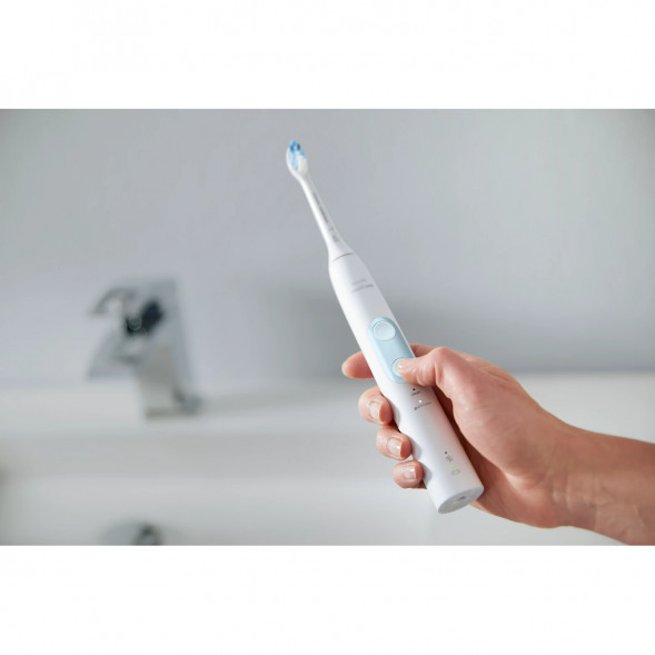 Электрическая звуковая зубная щетка Philips Sonicare ProtectiveClean 4500, White в Махачкале