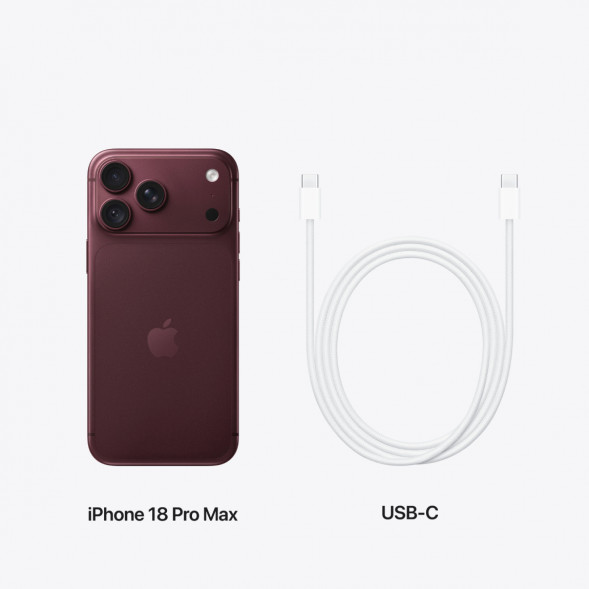 Смартфон Apple iPhone 18 Pro Max 1TB (SIM + eSIM), Burgundy в Махачкале