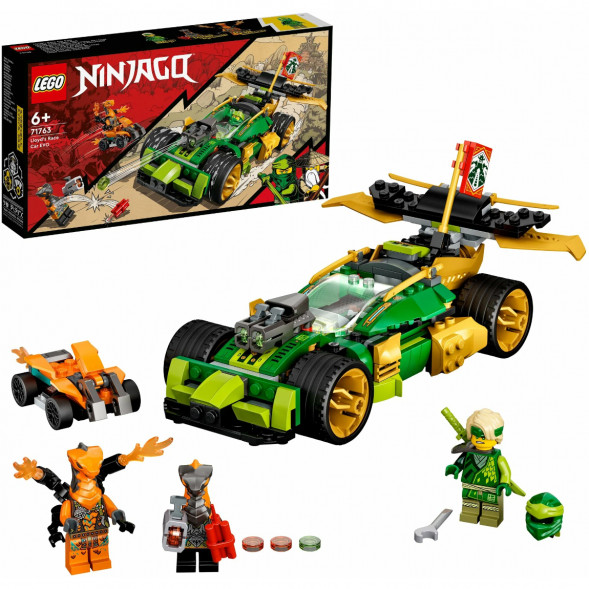 Конструктор LEGO Ninjago 71763 Гоночный автомобиль ЭВО Ллойда в Махачкале