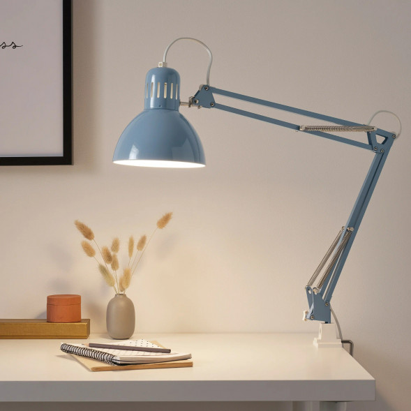 Лампа рабочая IKEA TERTIAL, голубой в Махачкале