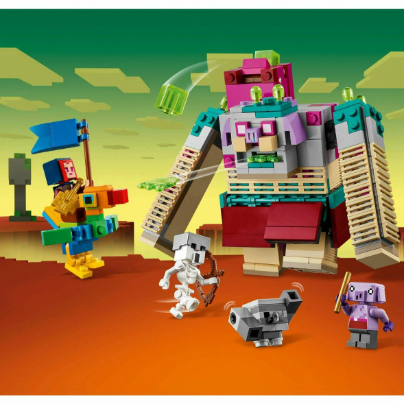 Конструктор LEGO Minecraft 21257 Схватка с Пожирателем в Махачкале