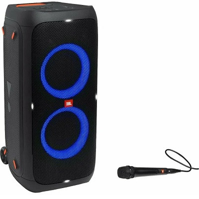 Портативная акустика JBL Partybox 310 + микрофон, 240 Вт, black в Махачкале