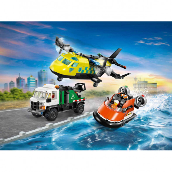 Конструктор LEGO City 60505 Самолет, сервисный грузовик и судно на воздушной подушке в Махачкале