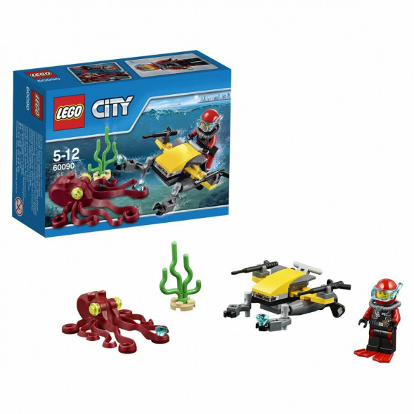 Конструктор LEGO City Deep Sea Explorers 60090 Глубоководный скутер в Махачкале