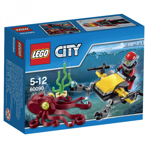 Конструктор LEGO City Deep Sea Explorers 60090 Глубоководный скутер в Махачкале